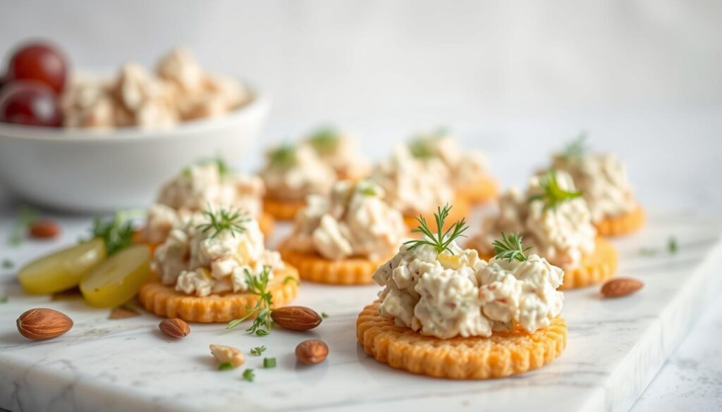 chicken salad appetizer