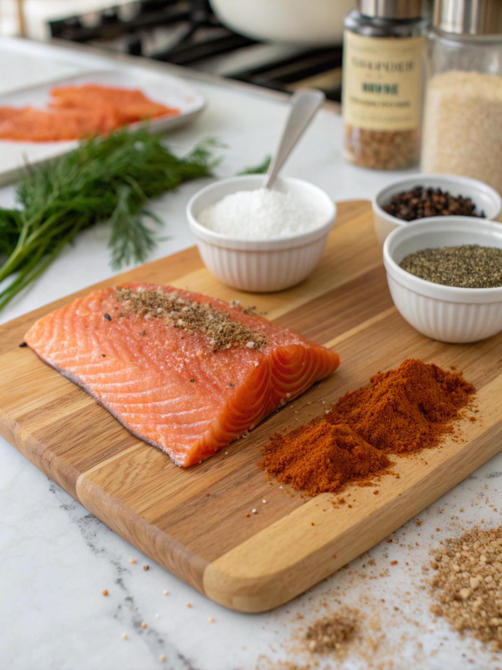 a dry rub for cooking salmon preparing steps